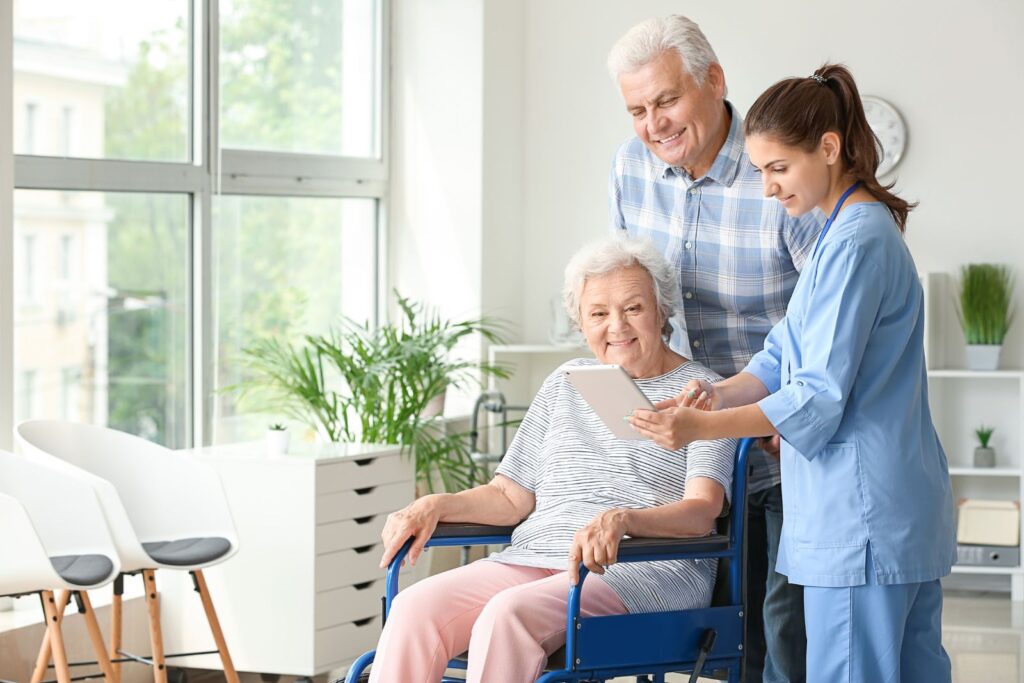 caretaker for old age